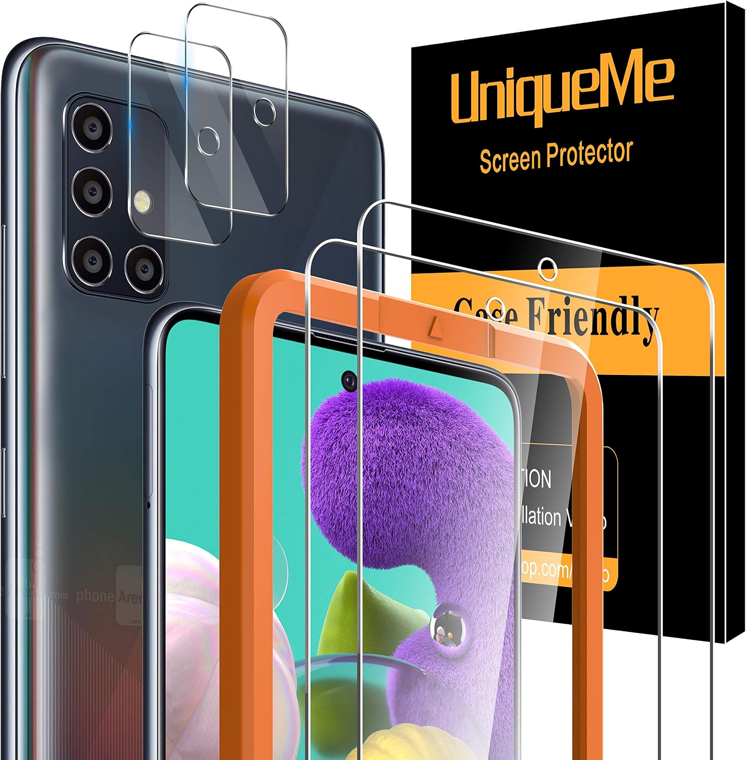 UniqueMe for iPhone 16 Camera Lens Protector