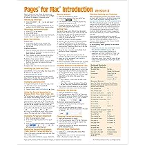 マックページ Pages for Mac Quick Reference Guide, version 8 Introduction
