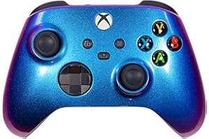 CRAZY CONTROLLERZ Xbox One Series X S Custom Color Changing Controller - Color Changing Chameleon Color - Compatible with Xbox One, Series X, Series S