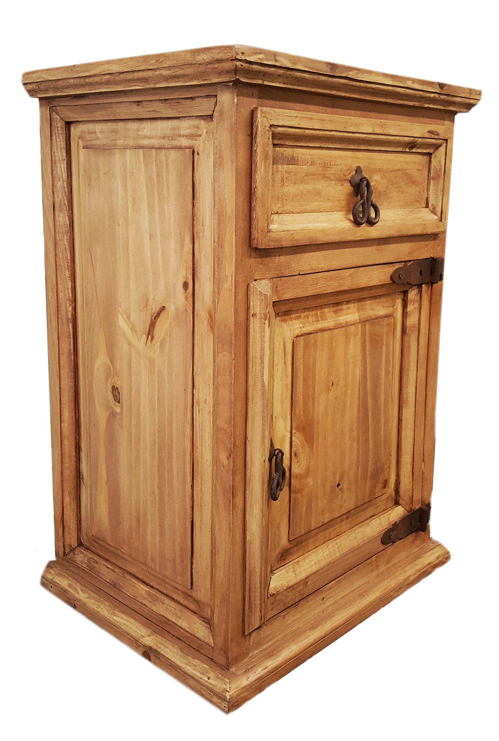 Rustics For Less Right Traditional Nightstand, Short, Medium LAVORIST