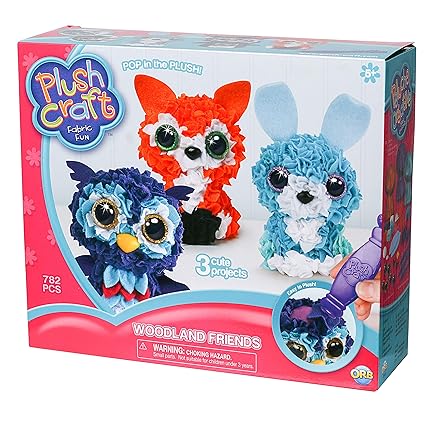 Plush Craft Fabric Fun Woodland Friends