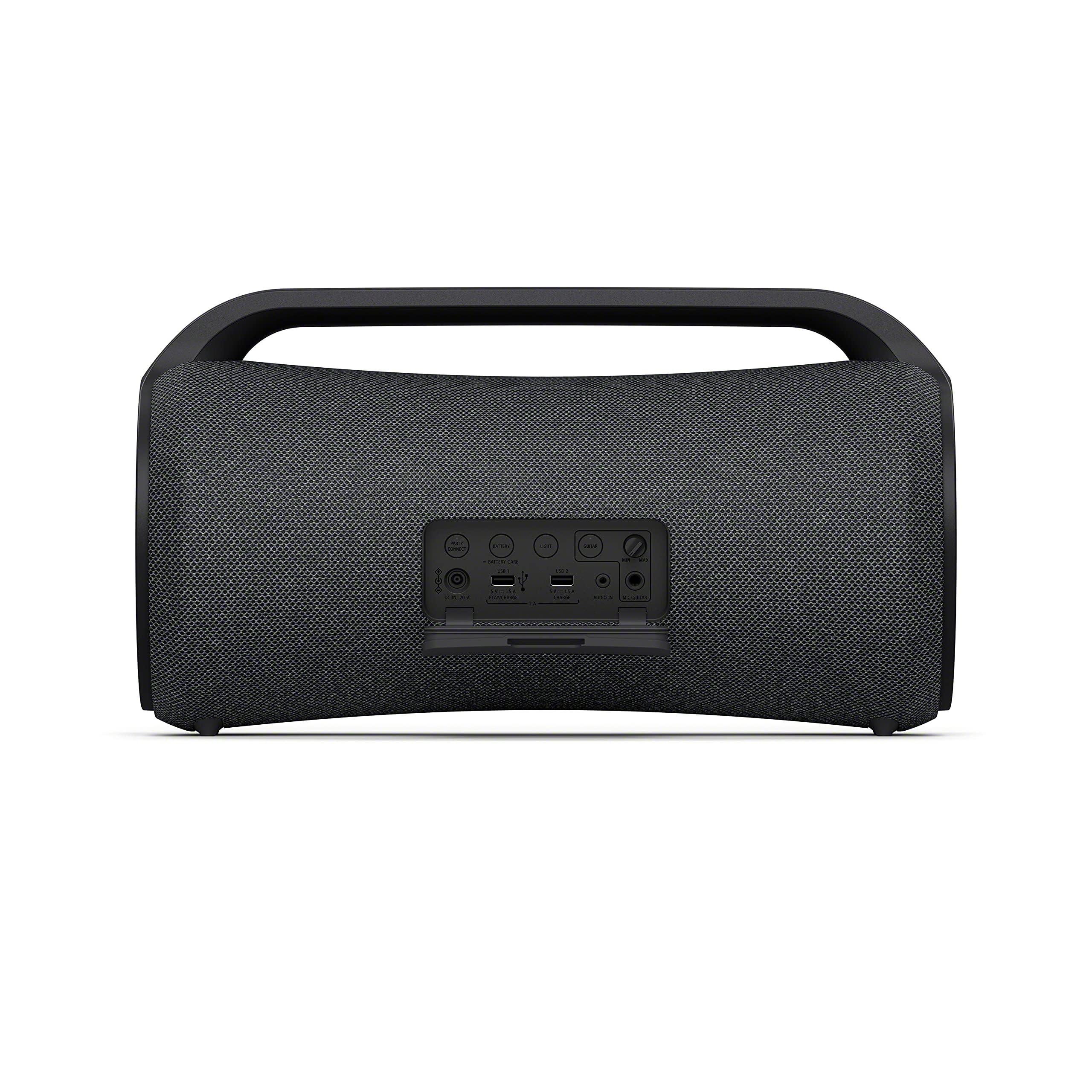 Sony SRS-XG500 X-Series Wireless Portable Bluetooth Boombox Party-Speaker with Big Powerful Sound, IP66 Water-resistant and Dustproof, 30 Hour-Battery, LED Ring Lighting for Home and Outdoor