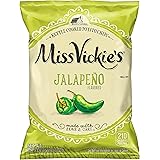 Miss Vickie's Jalapeño Flavored Kettle Cooked Chips, 1.375 Ounce (64 Pack)