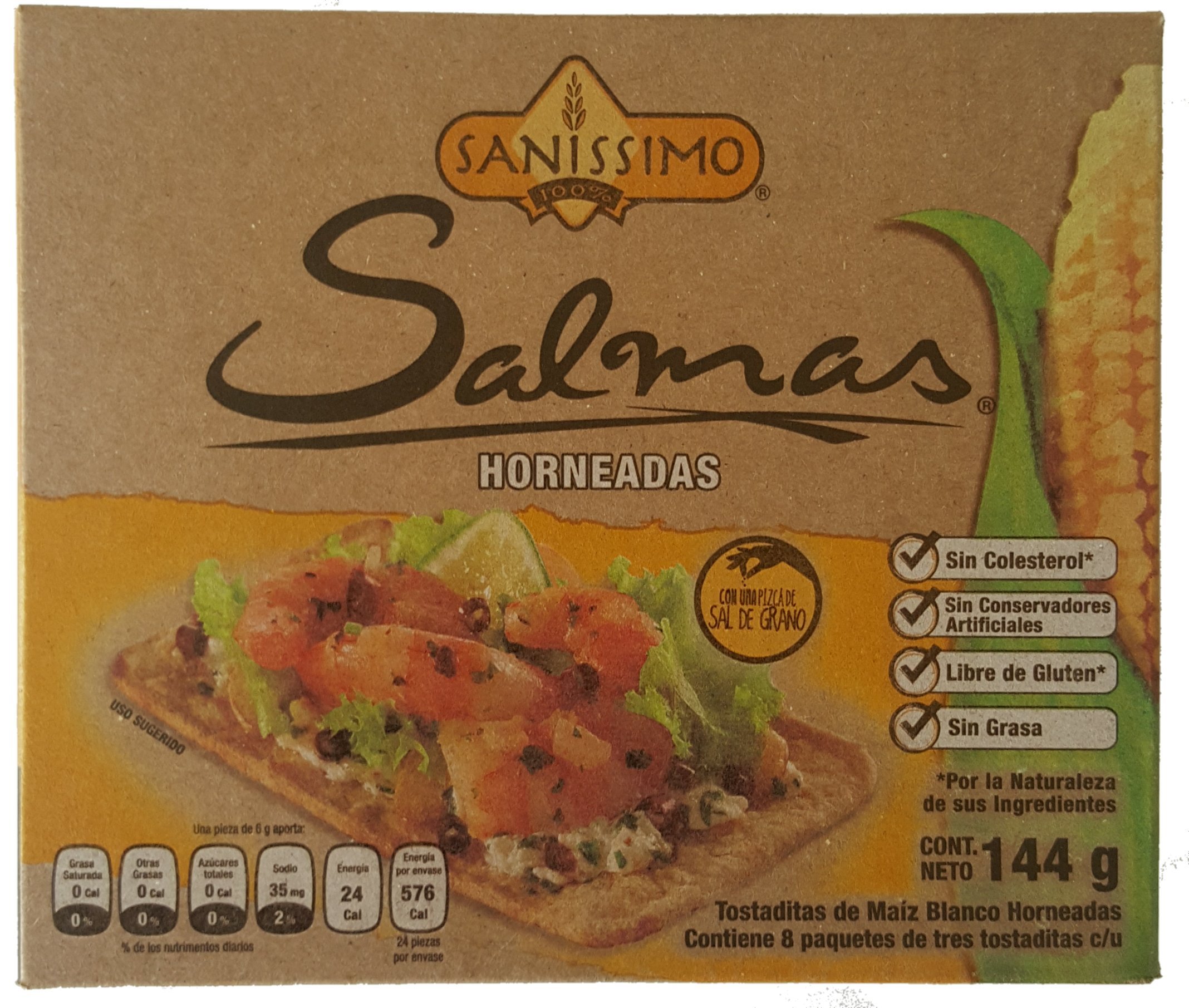 Salmas Delicious Baked Corned Tostadas By Sanissimo Genuine
