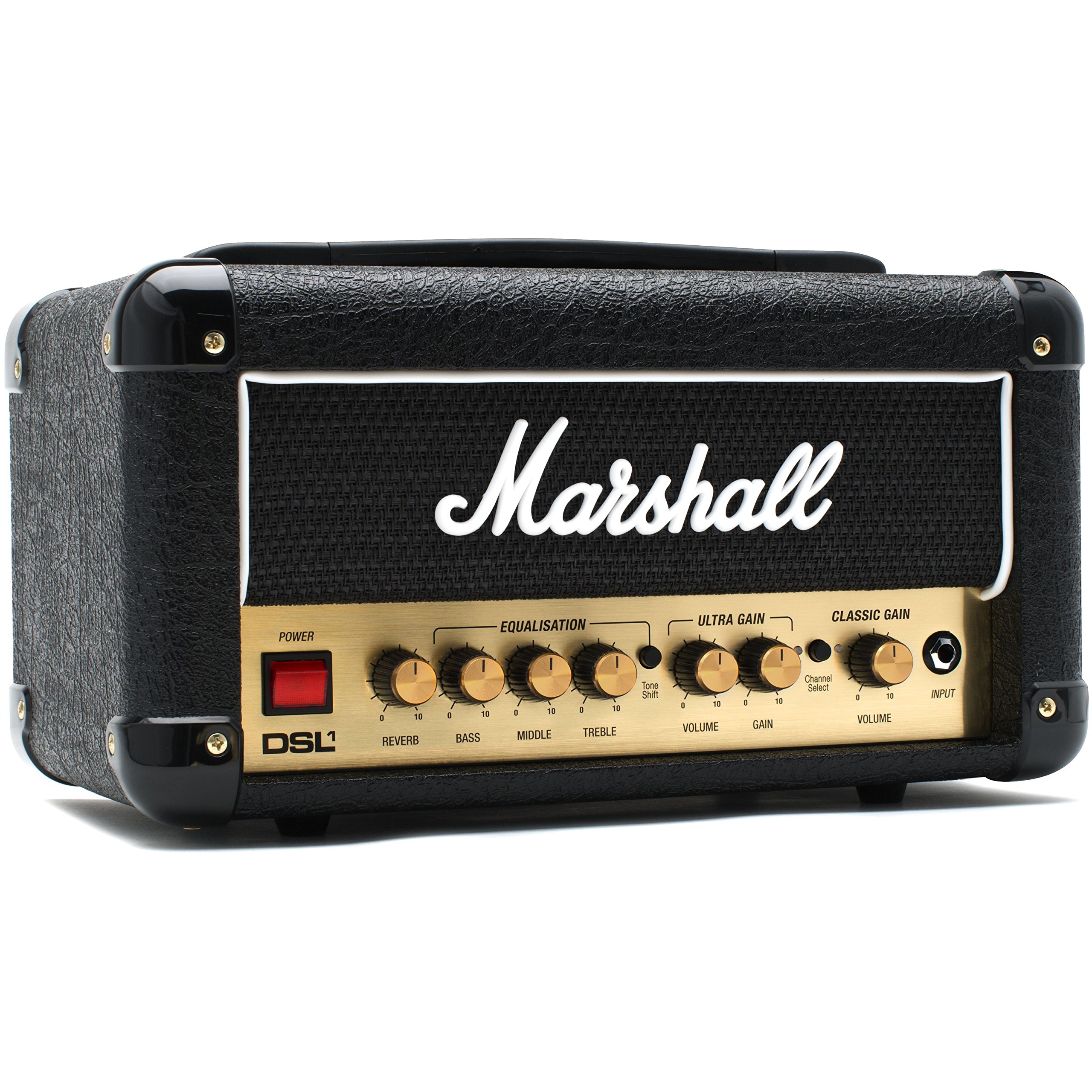 DSL1HR 2-Channel Valve Head 1W (Black) - Tube Amp Head for Electric Guitars