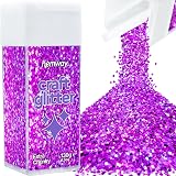 Hemway Purple Holographic Glitter Shaker Extra Chunky 130g for Resin Craft
