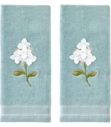 Amazon.com: SKL Home Farm Hydrangea Hand Towel Set-2pc