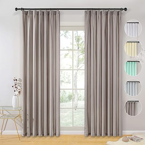 Amazon Topfinel レースカーテン 透けない 2枚組 外から見えない Uvカット おしゃれ 遮熱 遮光 ミラーレースカーテン 絹地っぽい 柔らかい肌触り カーキ 幅100cmｘ丈178cm レースカーテン オンライン通販