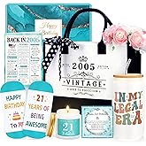 21st Birthday Gifts for Her 21 Year Old Birthday Gifts for Her Cool Fabulous Gift for 21 Year Old Female Gift Ideas for Girl Age 21 Happy 21st Bday Decorations Basket with Tumbler for Women Daughter