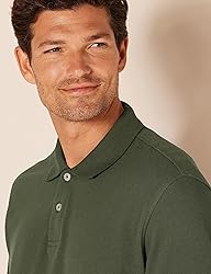 Amazon Essentials Men's Regular-Fit Cotton Pique