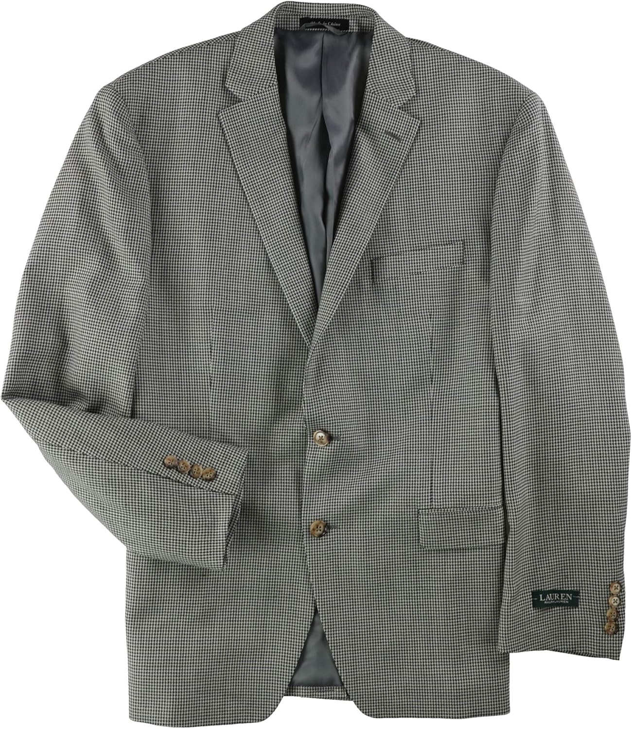ralph lauren houndstooth blazer