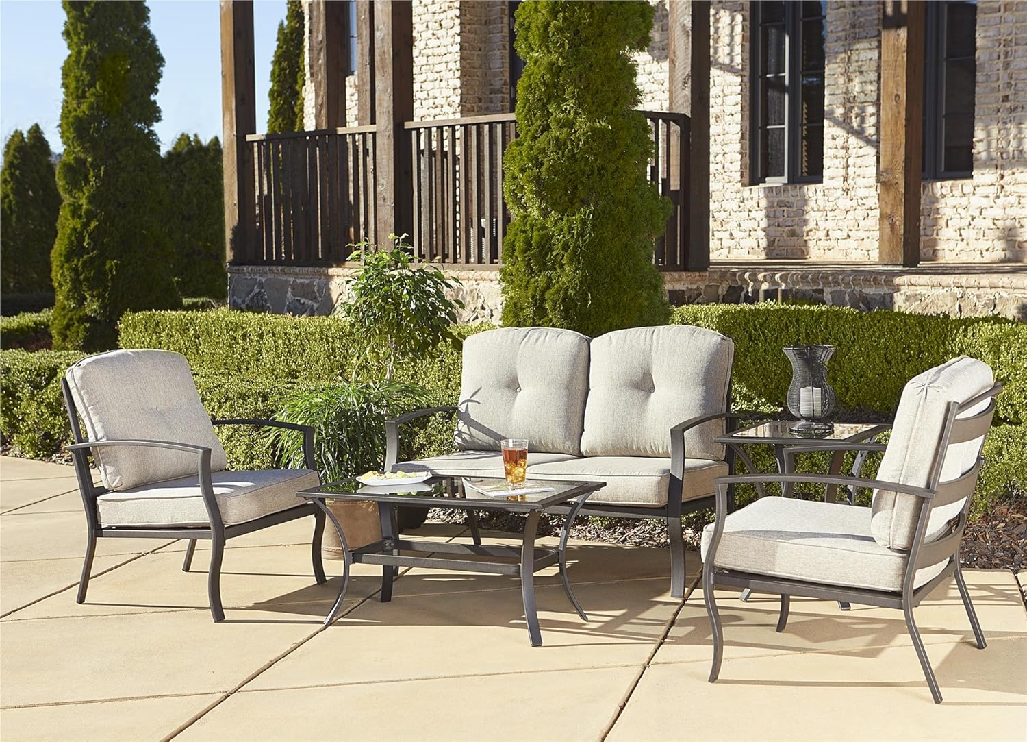 100 Beaumont Patio Furniture Amazon Com 7 Piece Dining Set