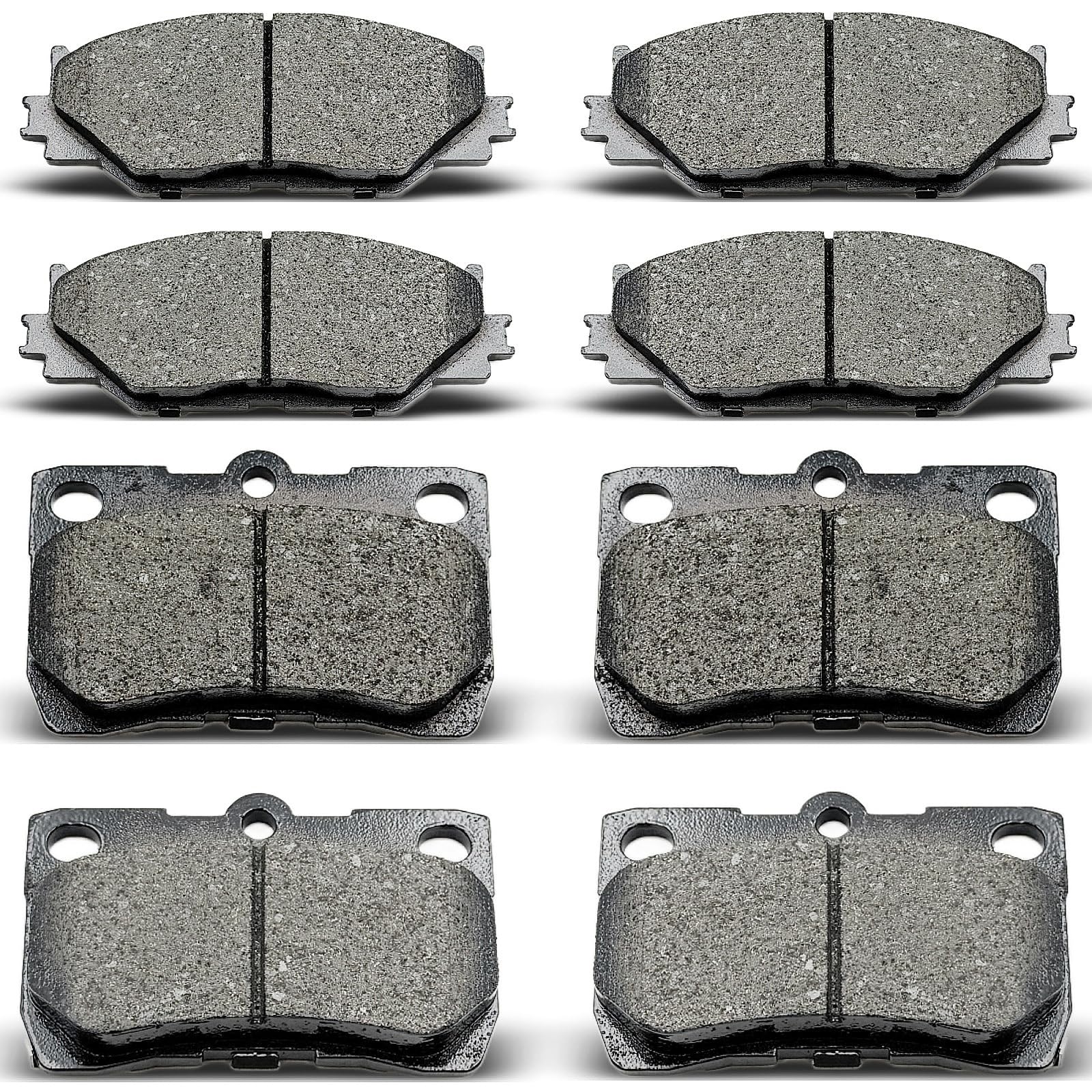 Photo 1 of evkingauto D1113 D1178 8pcs Front Rear Ceramic Brake Pads Sets Fit For 2006 2007 2008 For Lexus IS250