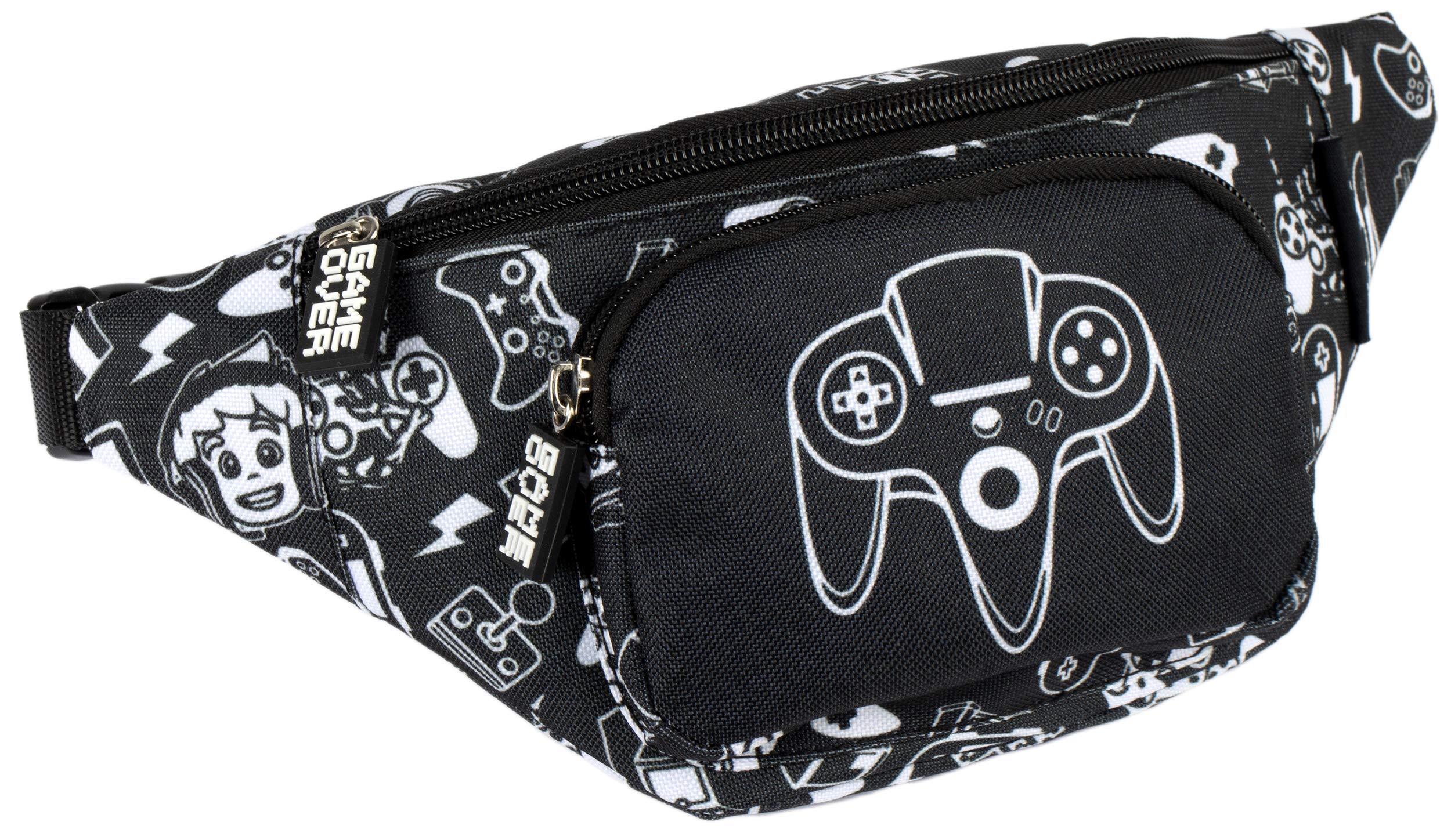 Fringoo - Boys Bum Bag | Suitable for Boys or Teenagers | Waist Bag with Adjustable Belt Strap | Convenient & Comfortable - Game On