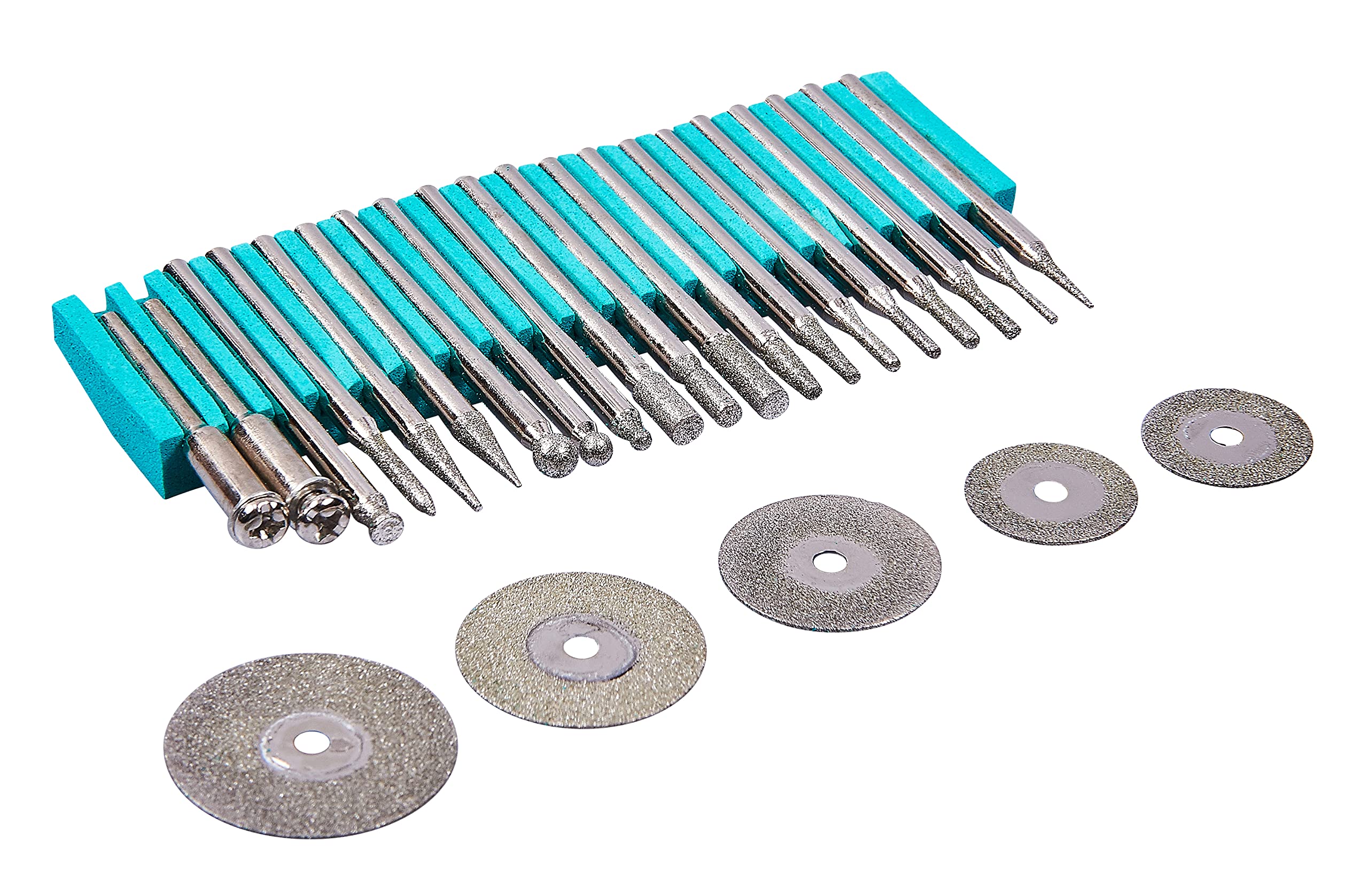 Amtech E1855 25 Piece diamond-coated polishing set