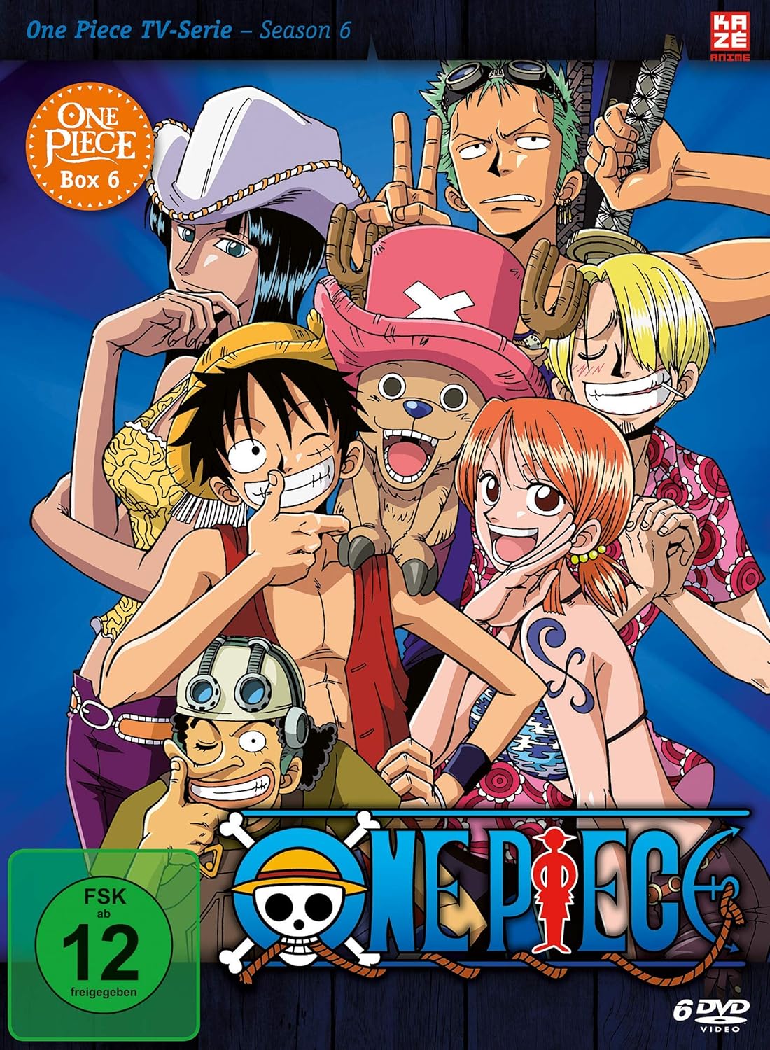 One Piece Box 5 Season 6 Episoden 163 195 6 Dvds Alemania Amazon Es Cine Y Series Tv