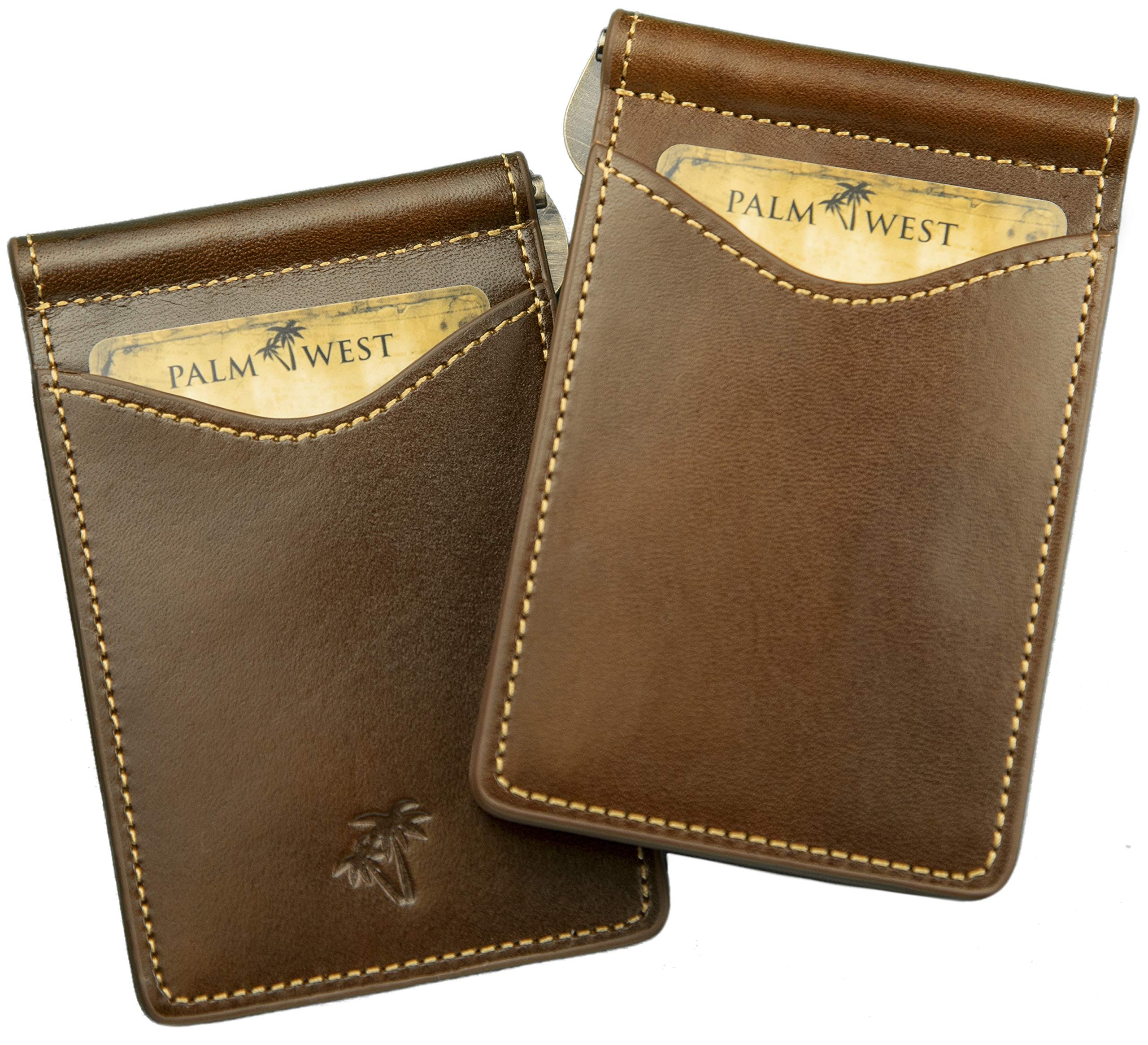 Leather Money Clip Wallet By Palm West