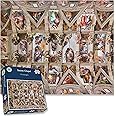 1000 Piece Jigsaw Puzzles - Sistine Chapel Ceiling by Michelangelo - All Jigsaw Puzzles, Hard Jigsaw Puzzles for Adults 25" X 20" Artists Collection, Fine Art