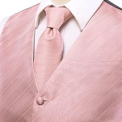 Hi-Tie Mens Suit Vest Bowtie Set Ties for Men V