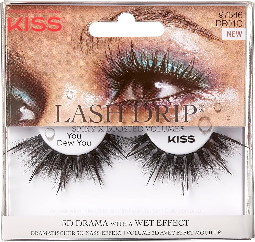 KISS Lash Drip Strip Lashes You Dew You - Natural Look False Eyelashes