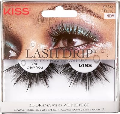 KISS Lash Drip Strip Lashes You Dew You - Natural Look False Eyelashes