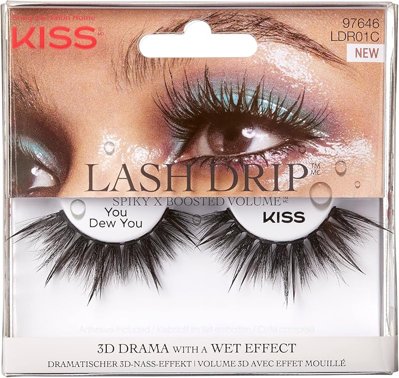 KISS Lash Drip Strip Lashes You Dew You - Natural Look False Eyelashes