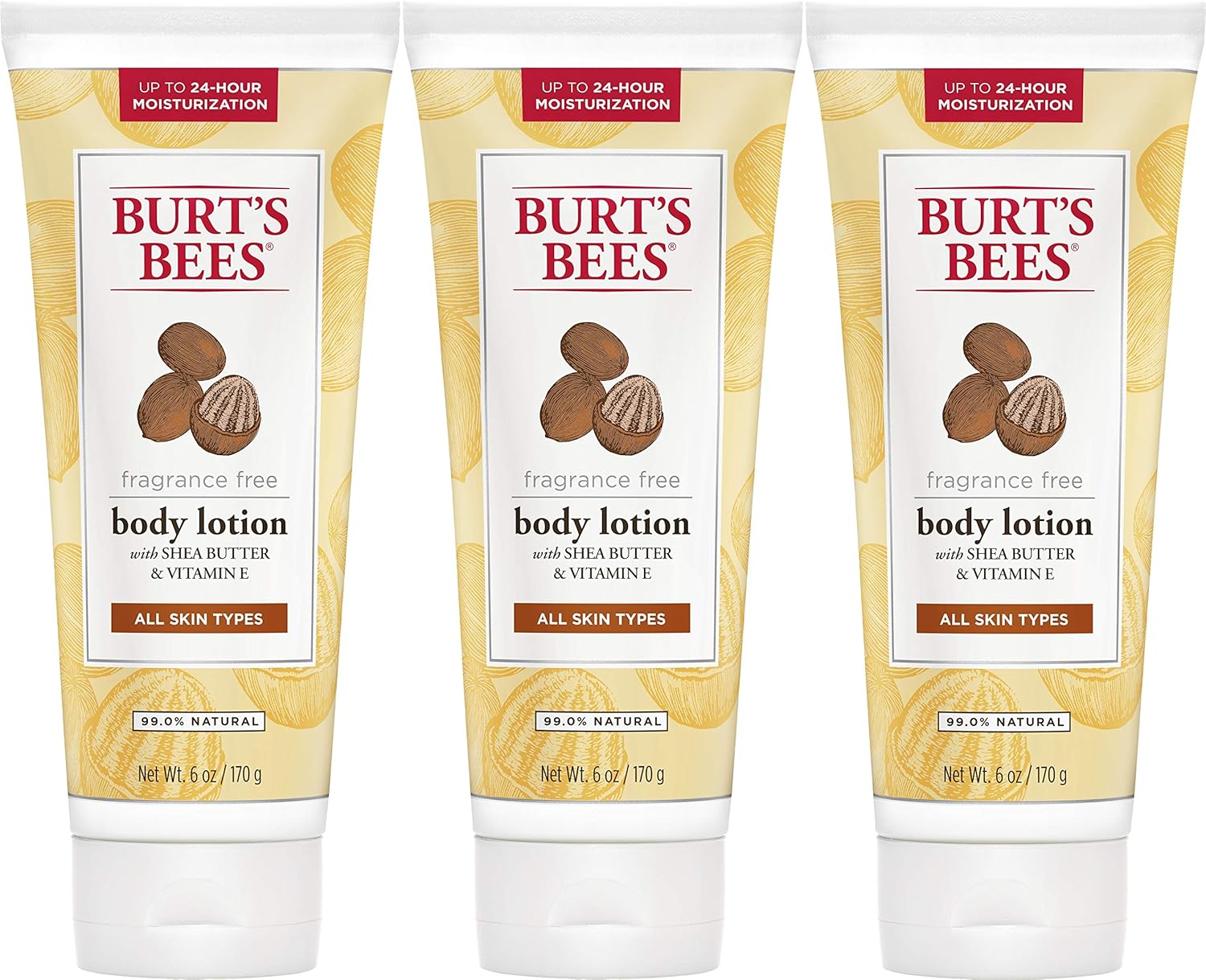 burt's bees fragrance free shea butter and vitamin e body lotion