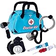 Talking Plush Toy Doctor Kit for Toddlers | Doctor Playset | Kid Doctor Set | Doctor Kit for Toddlers | Dr Kit | Includes Talking Blood Pressure Meter, Otoscope, Stethoscope, Thermometer & Syringe