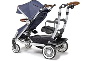 Austlen Entourage 2.0 Sit and Stand Stroller in Navy (Also Available in Black)