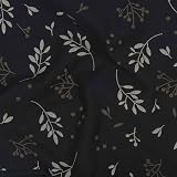 Dooky Seat Cover Universal Fits Car Seats 0+/1+ 95 Cotton Black Leaves view 2