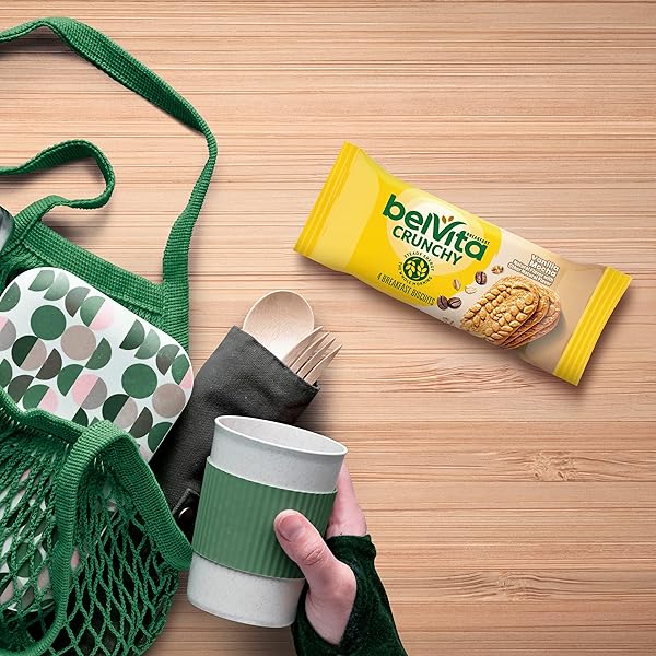 BELVITA BREAKFAST BARS BISCUITS, VANILLA MOCHA, 5 PACKS (4 BISCUITS PER PACK)