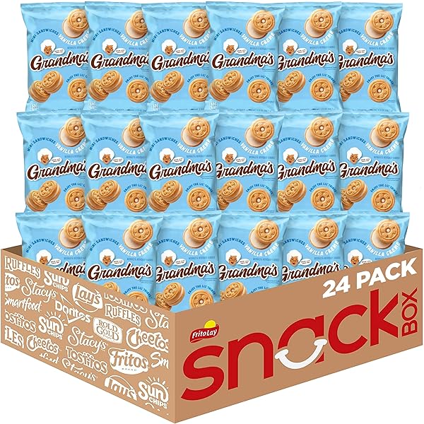 GRANDMA’S MINI COOKIES, VANILLA SANDWICH CRÈME COOKIES, 3.71...