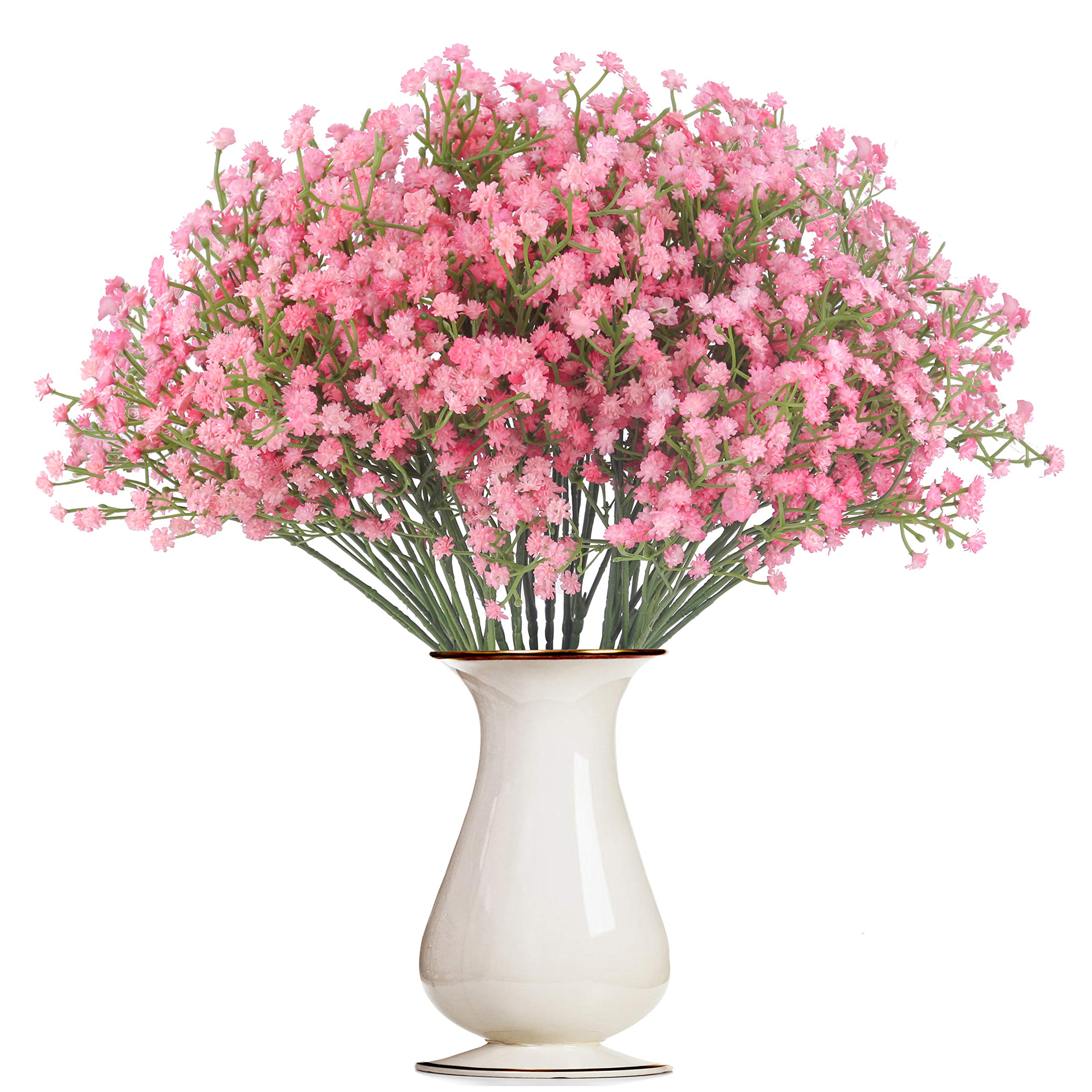 Bosslandy Babys Breath Artificial Flowers Gypsophila Bulk Baby S Breath Garland Fake Bule Bouquet Of Flowers For Wedding Buy Online In Bahamas At Bahamas Desertcart Com Productid 145025068
