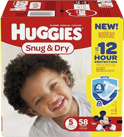 huggies snug & dry size 5