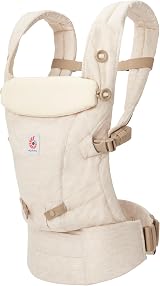 Ergobaby Adapt Carrier Natural Linen from Birth 3 Positions Front Inward view 7