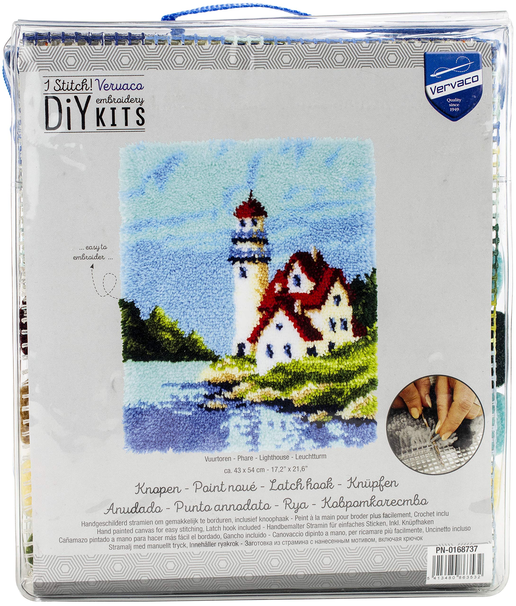 Vervaco Latch Hook Rug Kit Lighthouse