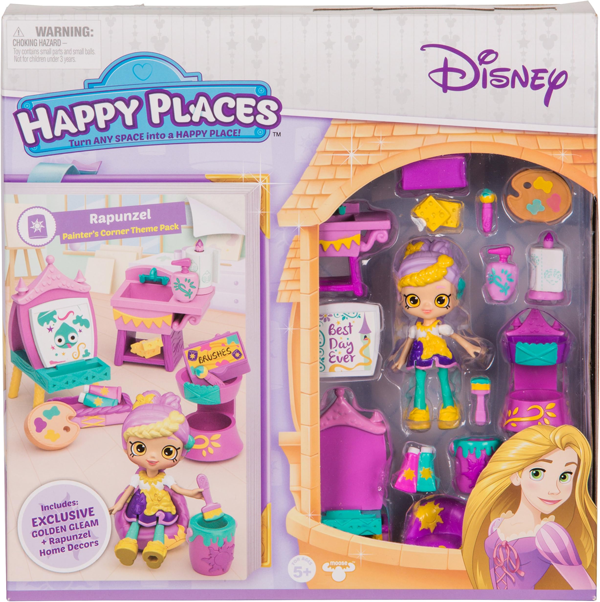 Happy Places Disney Rapunzel Painter's Corner Theme Pack