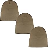 Gelante Unisex Beanie Cap Knitted Warm Solid Color