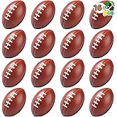 JOYIN 16 Pack 3.25” Mini Football Foam Stress Balls Toy for Kids Sports Birthday Party Favor, Anxiety Relief Balls, Relaxation, Super Bowl LIII Party and School Classroom Prize
