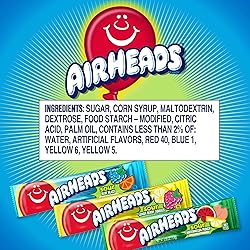 Airheads SOUR Bars, Variety Bulk Box, Sour