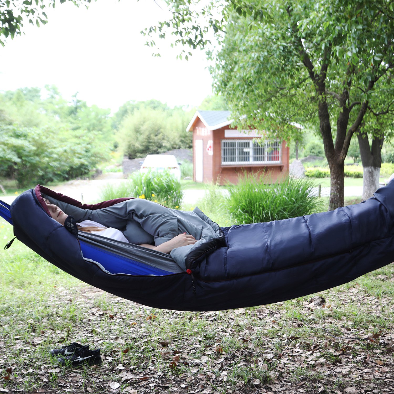 hammock camping sleeping bag