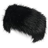 LA CARRIE Faux Fur Headband with Stretch Women's Winter Earwarmer Earmuff