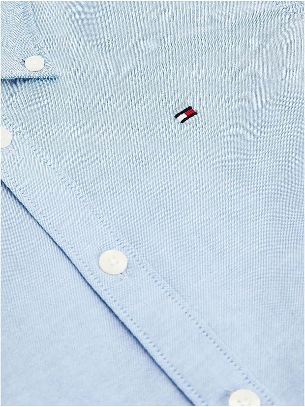 Chemise Garçon Oxford Stretch, Bleu (Calm Blue), 16 Ans