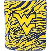 College Covers West Virginia Mountaineers Raschel Throw Blanket, 60 in by 50 in