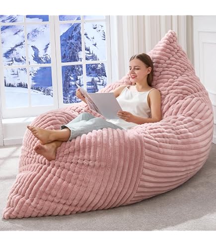N&V Folding Mattress Sofa Bed - Convertible Foam Futon With Faux Fur, Medium Firm, Double Size
