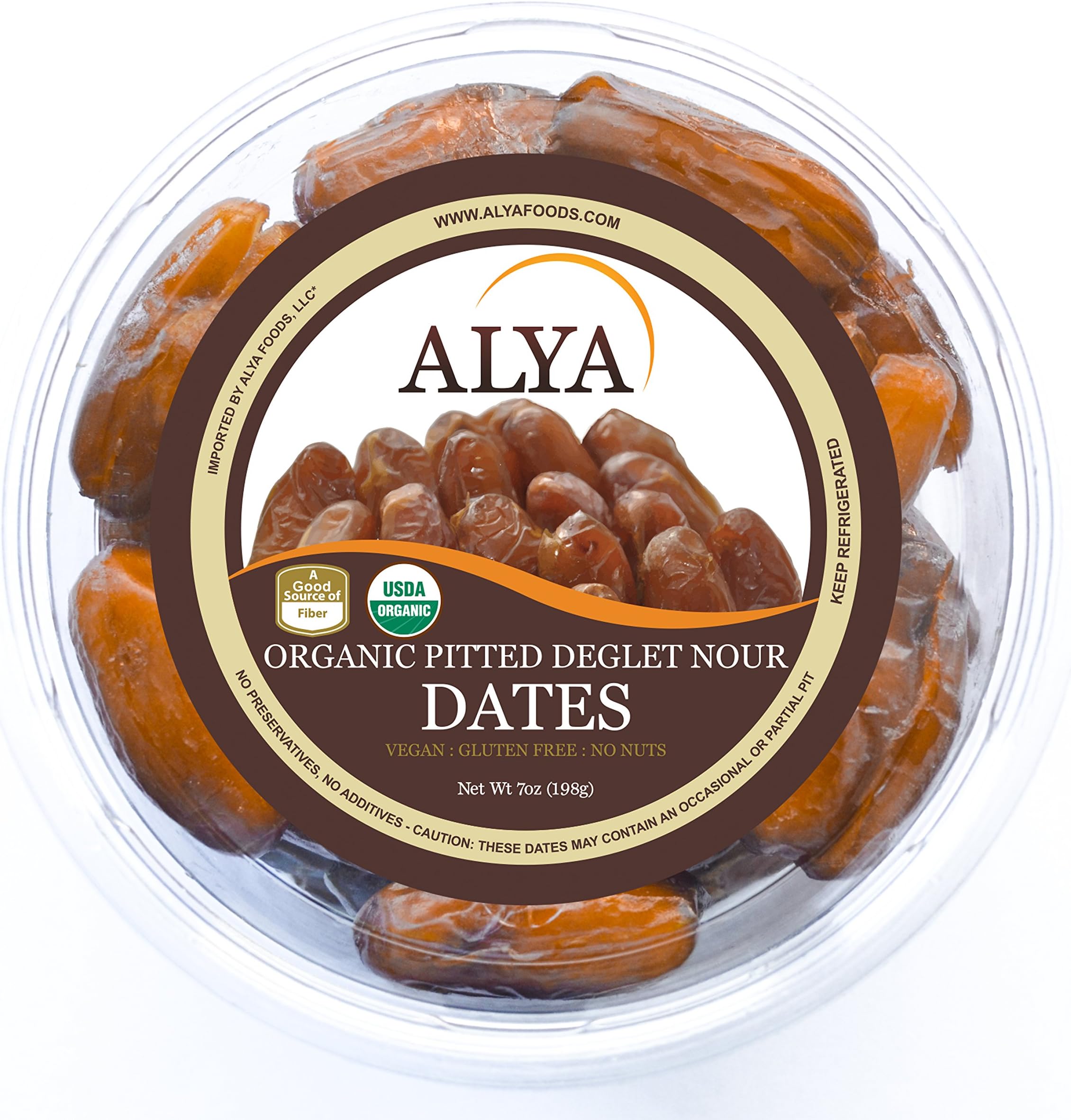 Organic Dates, Pitted, Deglet Noor (7 Ounces)
