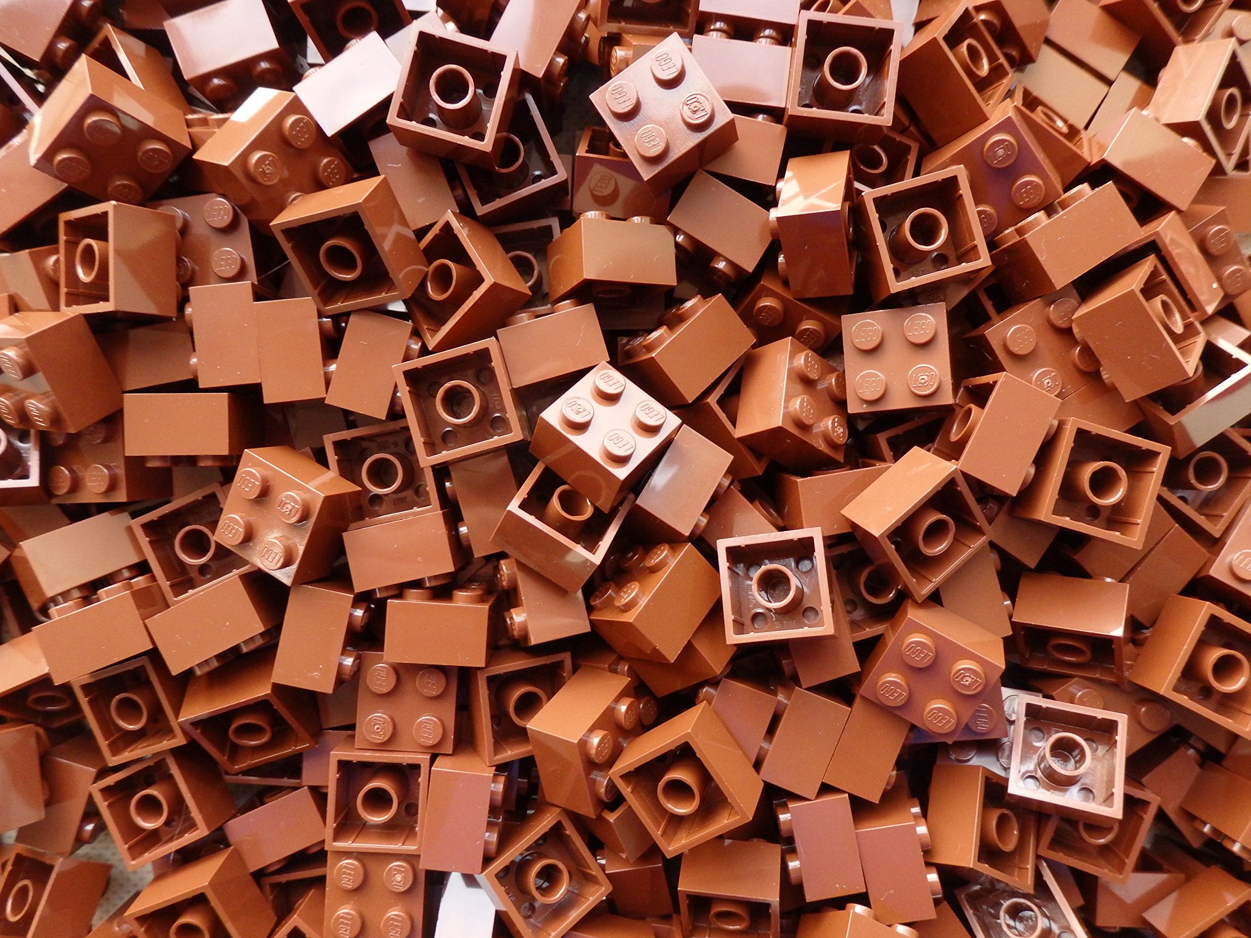 LEGO Bricks: Brown 2x2. Part 3003 (X 50)