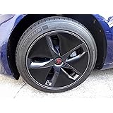 EV Wraps Tesla Model 3 Aero Wheel Wrap (Satin Black) (2018-2020 Built)