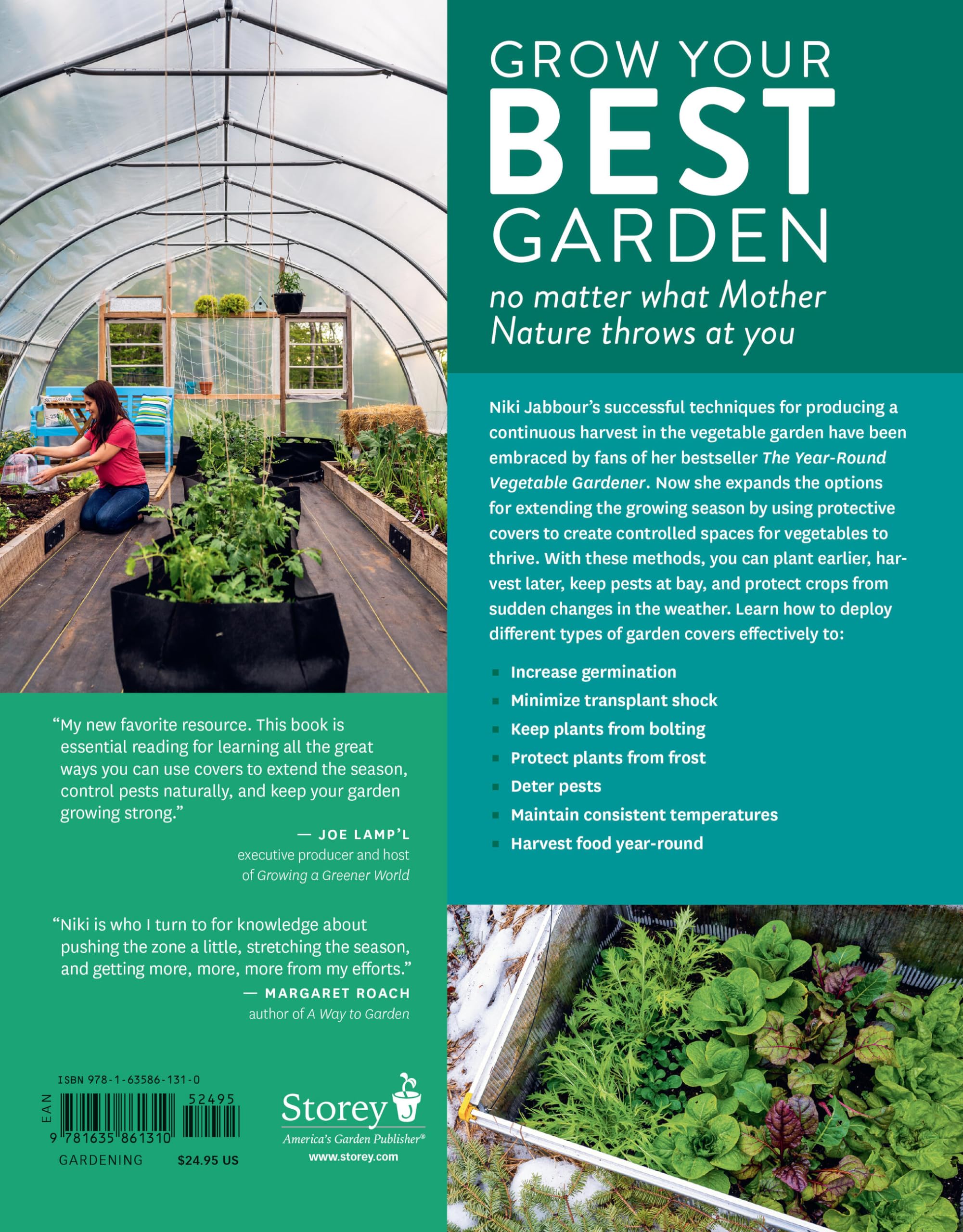 Growing Under Cover: Techniques for a More Productive, Weather-Resistant, Pest-Free Vegetable Garden