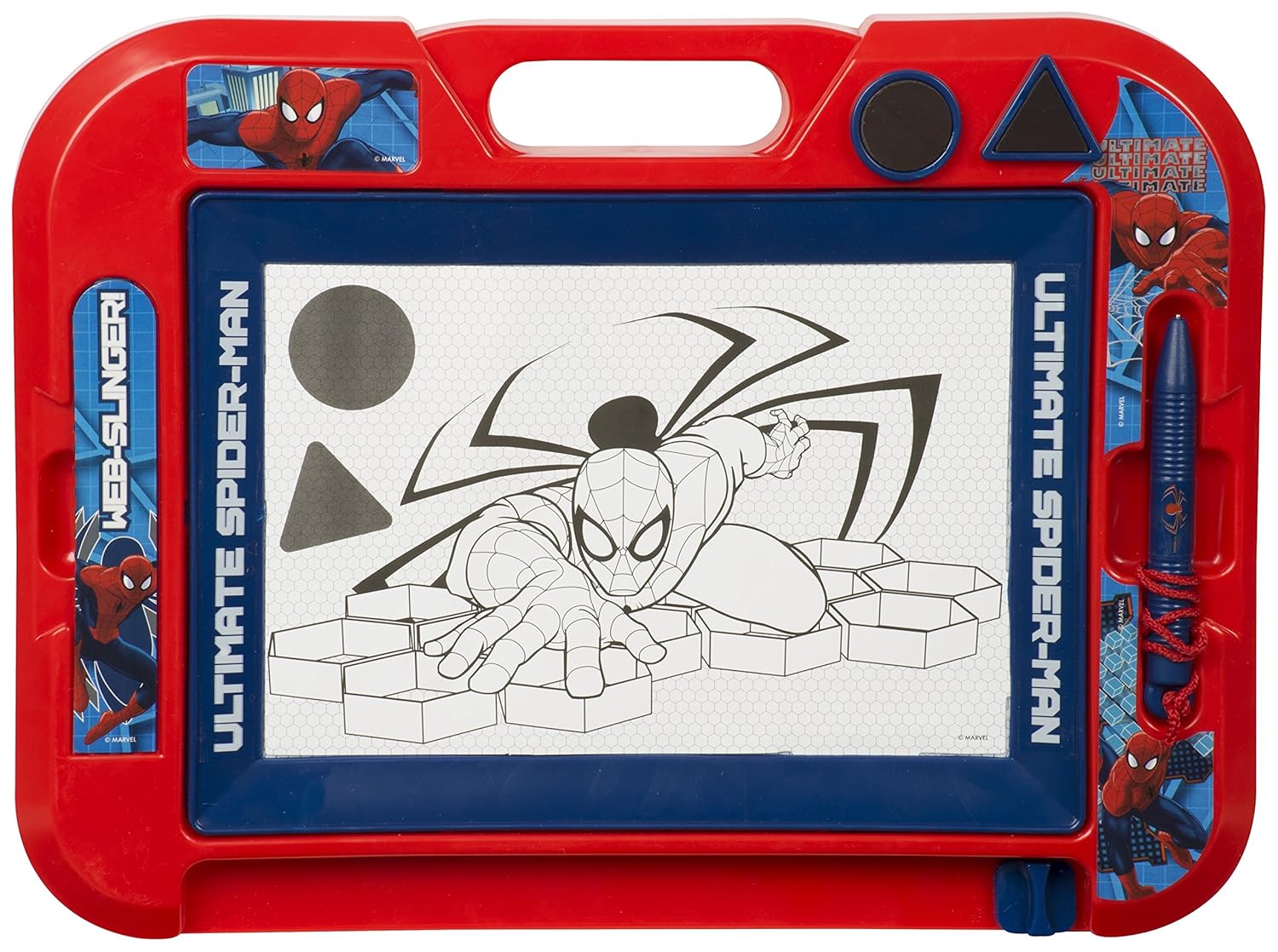 Marvel Spiderman Scribbler Etch A Sketch Drawing Doodle Board